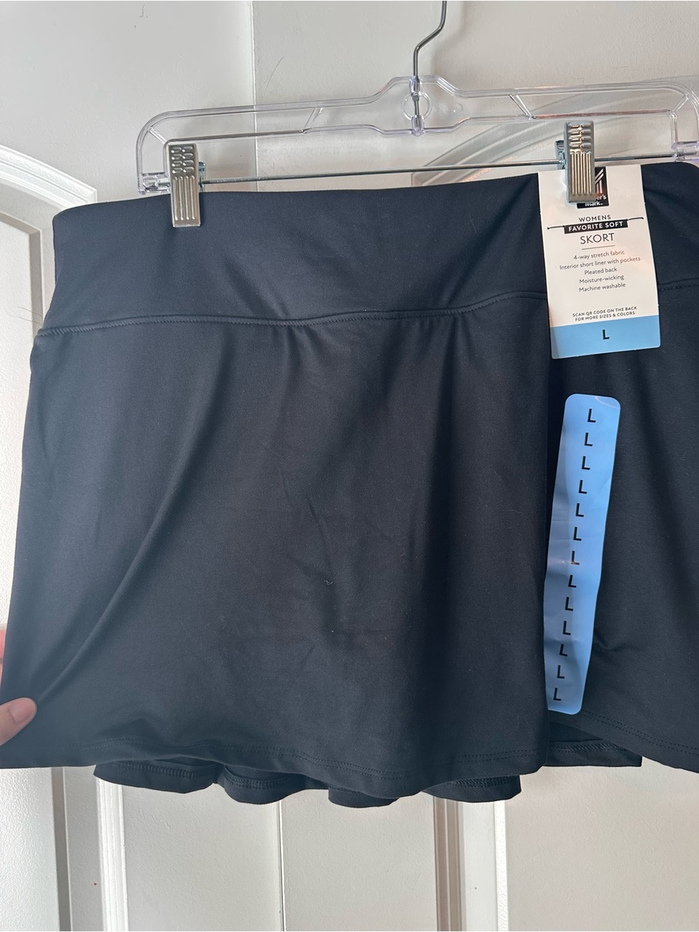 Favorite Soft Women's Black Skort - L